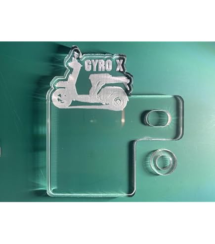 Amazon.co.jp: 自賠責ステッカープレート ジャイロX GYROX 上文字B